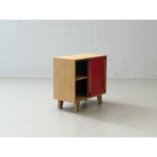 Chest of Drawers with Red Sliding Doors from Stella Möbel, 1990s For Sale - Image 4 of 16