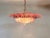 Glass Murano Palmette Pendant Light in Pink Glass, 1990 For Sale - Image 7 of 18