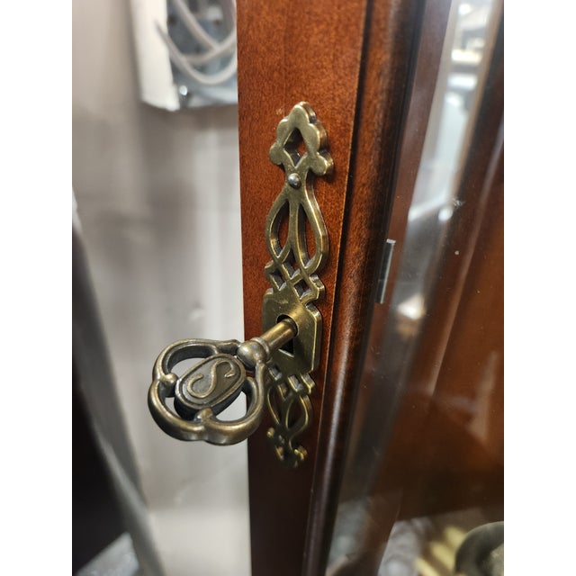 1980s Sligh Moon Dial Grandfather Clock With Chimes For Sale In Seattle - Image 6 of 7