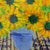 Royston du Maurier-Lebek, Still Life with Yellow Flowers, Oil on Canvas For Sale - Image 9 of 14