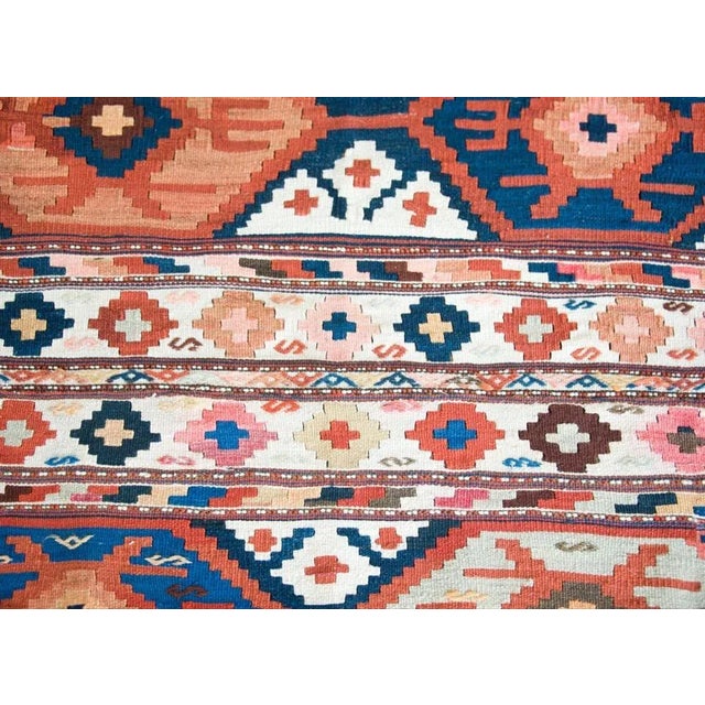 Early 20th Century Persian Azari Kilim Rug For Sale - Image 12 of 12