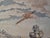 Green Vintage Hunting Scene Tapestry Wall Hanging With Dogs & Pheasant For Sale - Image 8 of 8
