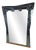 Large Vintage Entrance Mirror in Engraved Glass with Brass and Molar Glass, 1960s For Sale