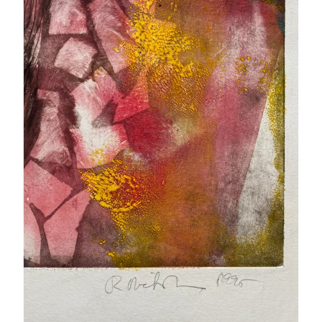 Abstract 1995 Abstract Color Etching by Nichols For Sale - Image 3 of 5