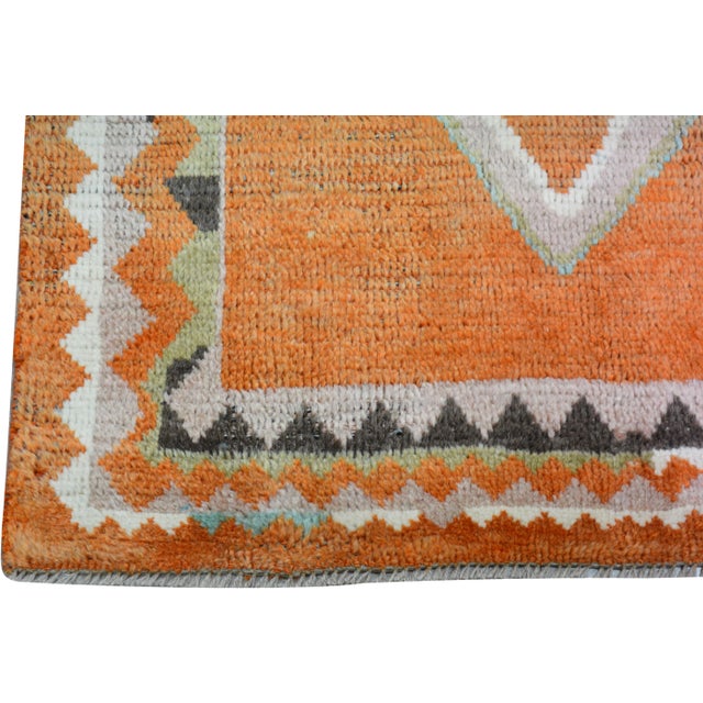 Vintage Gabbeh Knotted Wool Rug, 3'1''x5'2'' For Sale - Image 4 of 5