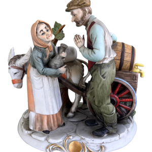 Vintage Antonio Borsato Italy Handcrafted Porcelain Figurine ‘The Offering’ Sculpture