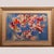 Abstract Composition in Blue and Red, 1950s, Oil on Canvas For Sale - Image 3 of 8