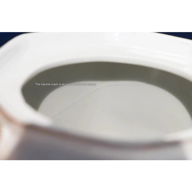 1930s Vista Alegre, Portugal Porcelain Tea Pot Depicting Angelica Kauffmann Paintings For Sale - Image 11 of 13