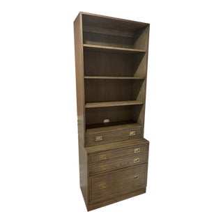 Ethan Allen Callum Cabinet File Base With Bookcase For Sale