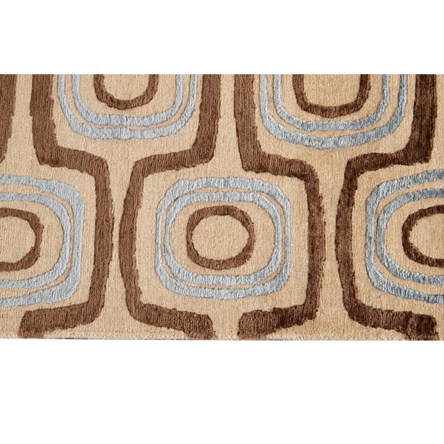 21st Century Contemporary Modern Tibetan Rug For Sale - Image 9 of 13