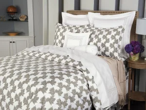 Newberry Duvet Cover Beige in Full