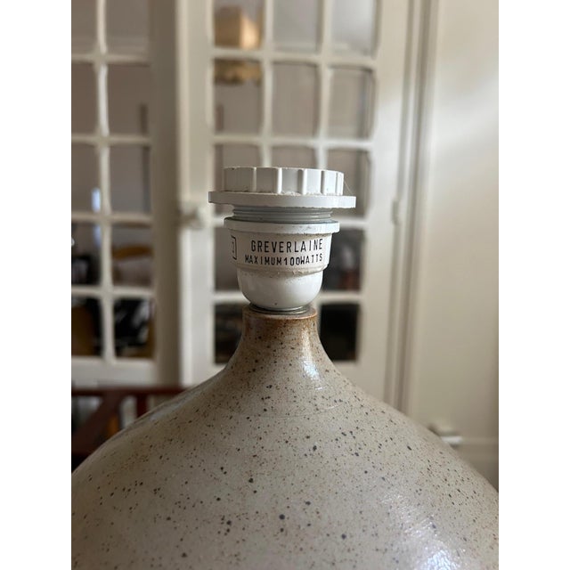 Ceramic Vintage Ceramic Lamp, 1970 For Sale - Image 7 of 9