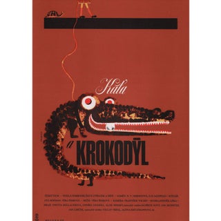 Katia and the Crocodile R1980s Czech A3 Film Poster For Sale