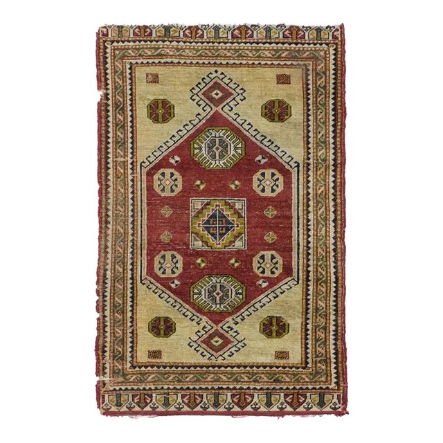 Antique Turkish Anatolian Rug 1'9'' x 2'10'' For Sale