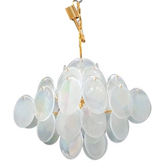 Vintage Murano Glass Chandelier, 1980s For Sale