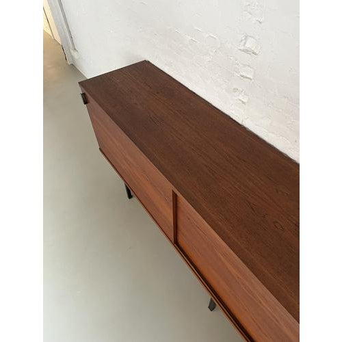 Metal Large Modernist Teak Sideboard with Bar Section by Cees Braakman, 1960s For Sale - Image 7 of 18