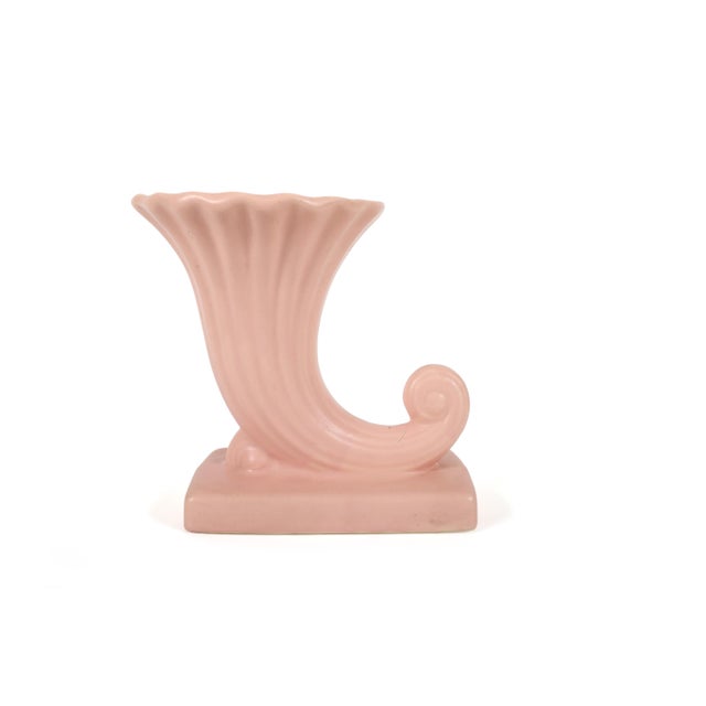 Set of 5 Vintage McCoy Vases in a Pink Matt Glaze For Sale - Image 6 of 18