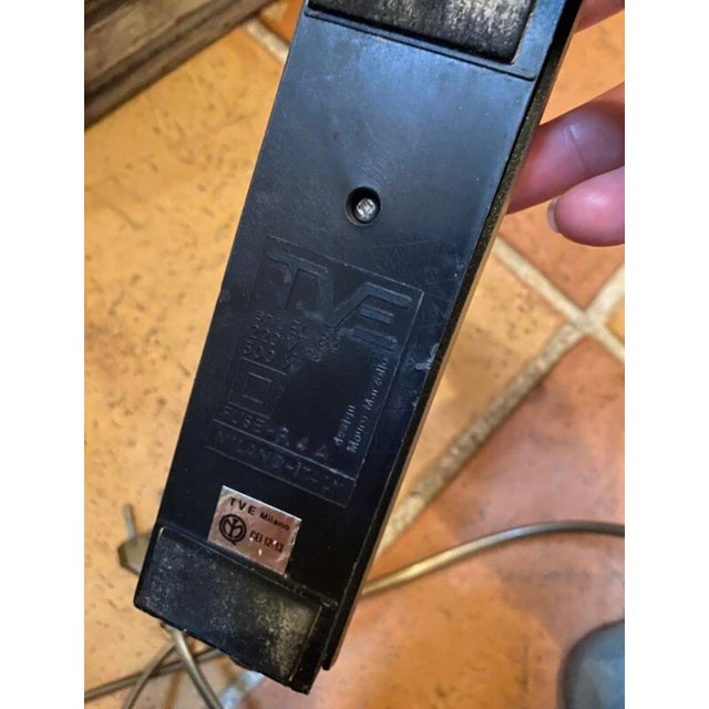 Gold Metal Floor Lamp by Mauro Marzello, 1980s For Sale - Image 14 of 15