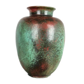 Large German Ceramic Vase by Richard Uhlemeyer, 1940s For Sale