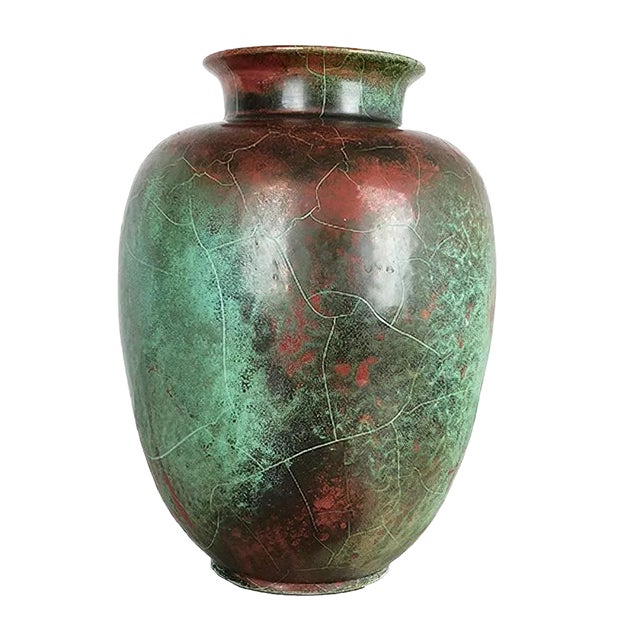 Large German Ceramic Vase from Richard Uhlemeyer, 1940s For Sale