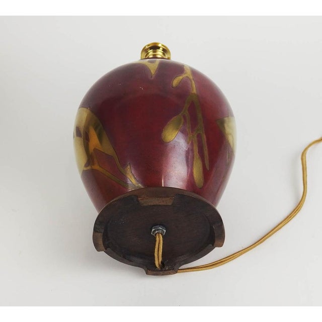 Gold Vintage Art Deco Table Lamp by Paul Haustein for Ikora, 1930s For Sale - Image 8 of 11