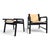 Beige Set of Leather Lounge Chair with Ottoman by Hans Eichenberger for WK Möbel, 1970 For Sale - Image 8 of 18