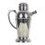 Vintage Benedict Silver Co. Art Deco Silver Plated Cocktail Shaker With Handle and Spout For Sale