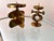 Gold Brutalist Bronze Candlesticks by Giuseppe Gallo, Italy, 1960, Set of 2 For Sale - Image 8 of 8