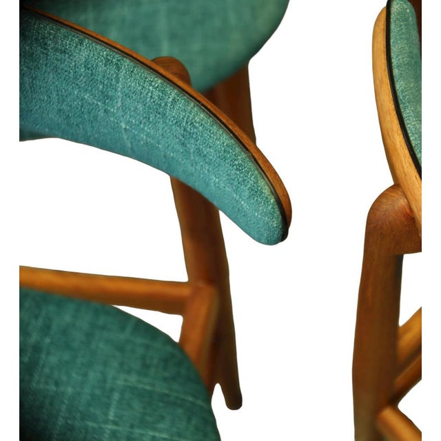 Danish Teak Dining Chairs by Knud Faerch, 1960s, Set of 4 For Sale - Image 10 of 18
