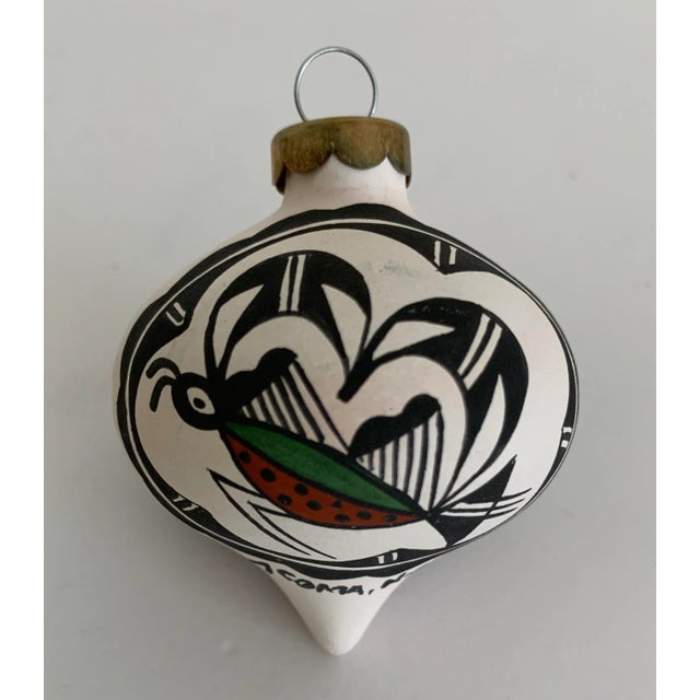 Black 2000s Acoma Pottery Ornament by M. Antonio For Sale - Image 8 of 8
