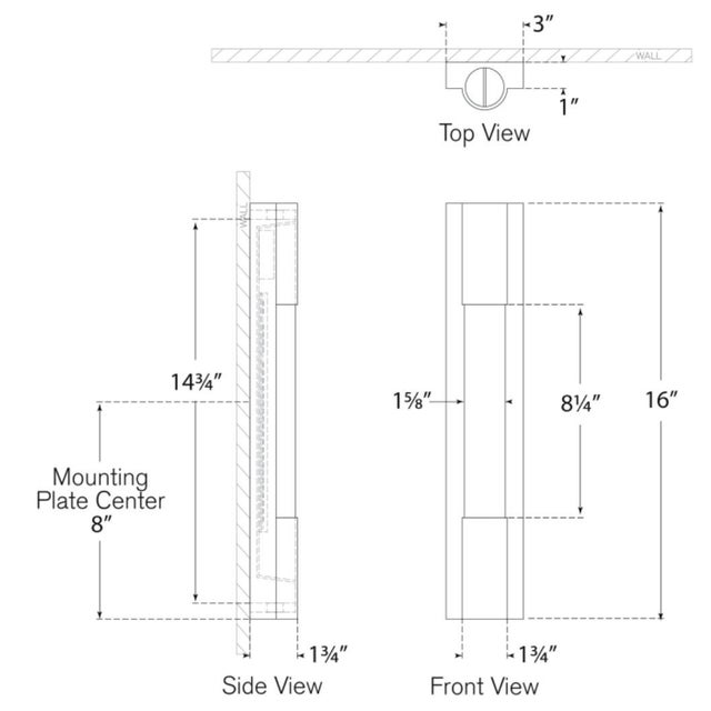 2020s Ian K. Fowler for Visual Comfort Signature Ellington 16" Slimline Bath Light in Bronze with White Glass For Sale - Image 5 of 7