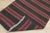 1980s Tribal Black Striped Kilim Small Rug For Sale - Image 10 of 13