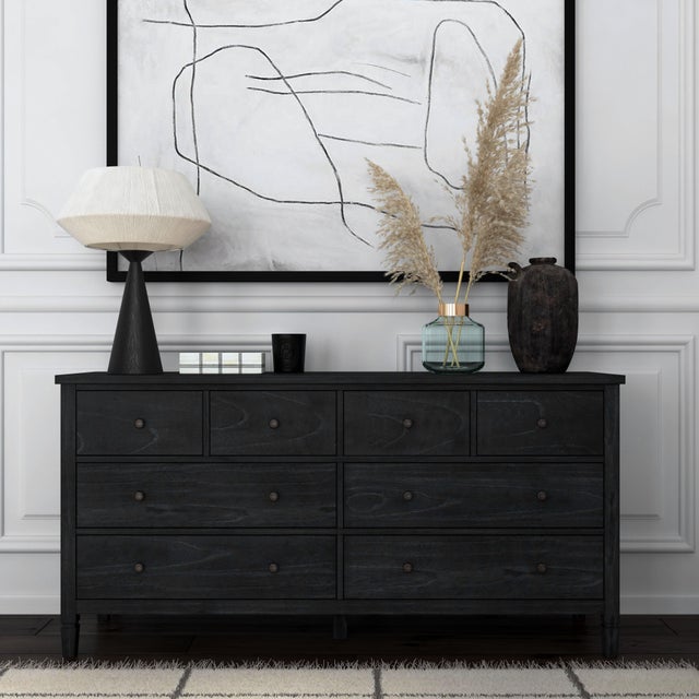 The Flagstaff collection brings a sense of relaxed elegance to your living space. With a gorgeous washed black finish,...