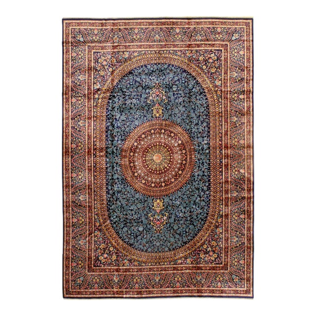 Pasargad DC Exquisite Design Paris Palace Fine Power Loom v. Silk Rug For Sale