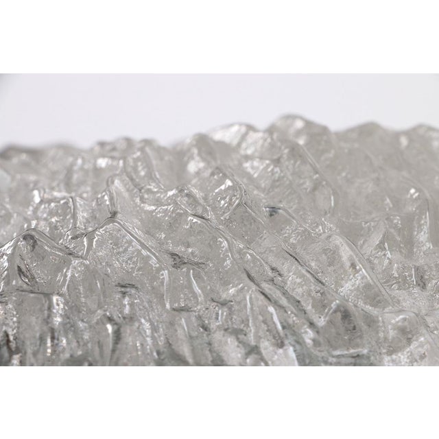 Glass Large German Wall Lamp from Peill & Putzler, 1960 For Sale - Image 7 of 14