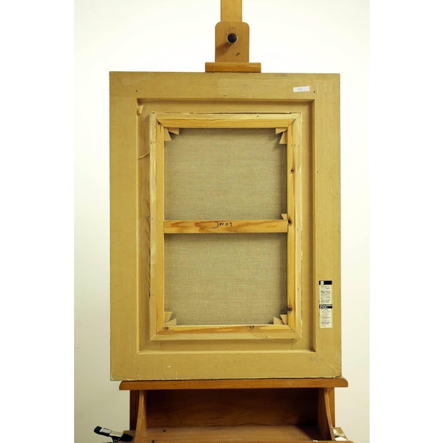 Modern Ervin B. Nussbaum, Duo With a Flute, Judaica Klezmer Musicians Modernist American Painting For Sale - Image 3 of 3