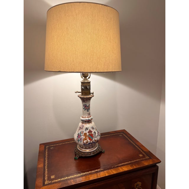 Late 19th Century Victorian Banquet "Conversion" Lamps - a Pair For Sale - Image 4 of 7