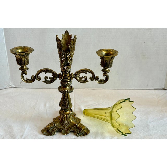 19th Century French Bronze Epergne For Sale - Image 4 of 12