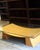 Postmodern Vintage Italian Glass-Wood CoffeeTable | Postmodern 1970s Style | Sculptural Tempered Glass For Sale - Image 3 of 6