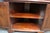 Henkel Harris Genuine Mahogany Illuminated Corner Cabinet / Curio Display Cabinet For Sale - Image 11 of 12