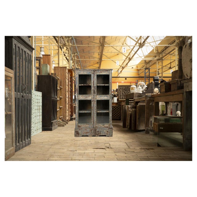 Solid Wood Display Case For Sale - Image 5 of 9