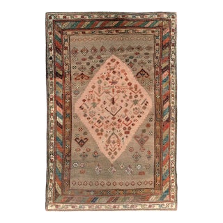 Antique Tribal Serab Accent Rug - 5' x 7'6" For Sale