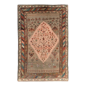 Antique Tribal Serab Accent Rug