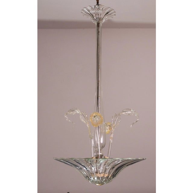 Art Decò Murano Glass Pendant, 1950s For Sale - Image 9 of 10