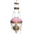 Victorian Late 19th Century Victorian Brass, Bronze & Crystal Chandelier With Peachblow Hobnail Glass Shade For Sale - Image 3 of 17