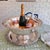 Gorham Gorham "Newport" silverplate punch bowl, tray and ladle with embossed design and grapevine rim // huge champagne bucket // wedding decor For Sale - Image 4 of 18