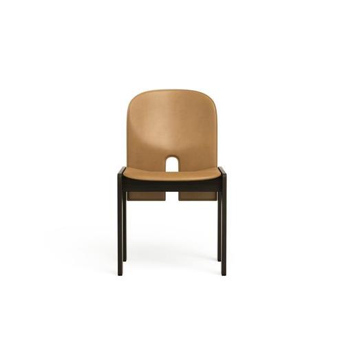 Scarpa 121 Chair in Wood and Leather by Afra & Tobia Scarpa For Sale - Image 11 of 15