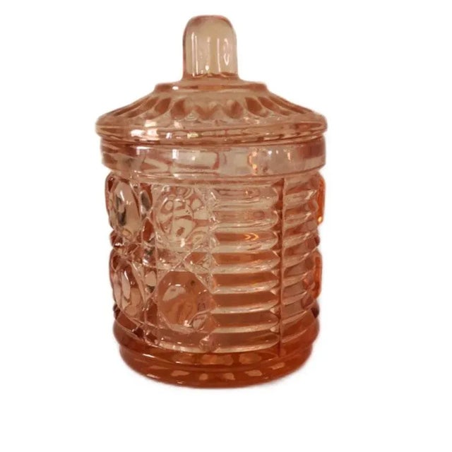 This sweet pink lady belongs on your breakfast table or tea cart. Perfect jar for all types of sweetness…sugar, jam,...