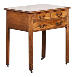 George III English Writing Table in Mahogany, 1780