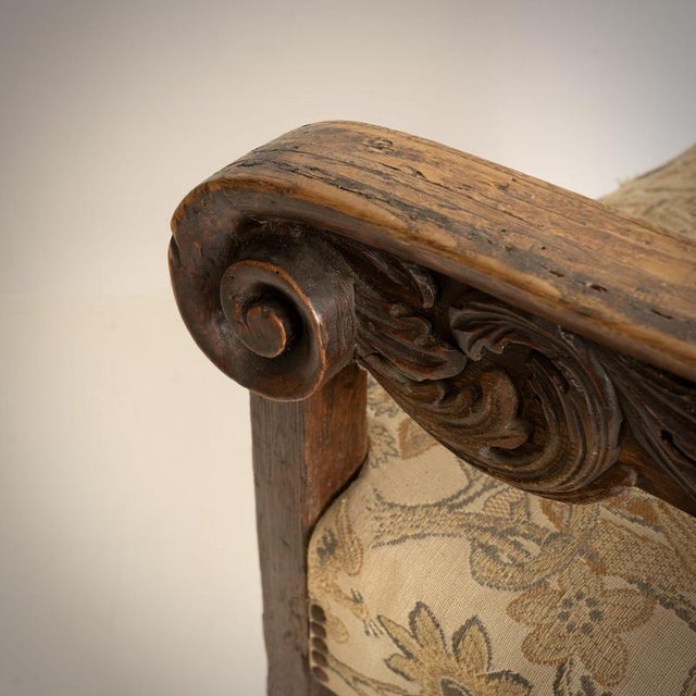 French Work, Early Period Armchair, France, 18th Century For Sale - Image 6 of 11